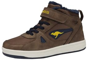 KangaROOS Unisex K-CP Kalley II EV Sneaker, Coffee/dk Navy, 35 EU