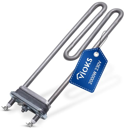 VIOKS Värmeelement 230 V 2 000 W tvättmaskin ersättning för Bosch 12004179
