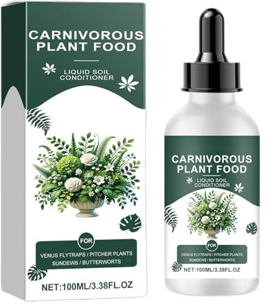 Gouttes alimentaires plants carnivores - Solution nutritive plants 100 ml, Gouttes alimentaires pièges à mouches Vénus | Nourriture pour plants tropicales, engrais liquide pour plants carnivores pour