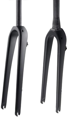 MAYANGYANG Fahrrad Gabel 700C Gravel-Rennrad-Vollcarbon-Gabel Cyclocross-Reise-Flachscheibenbremse Vorderradgabel Harte gerade konisch Fahrradgabeln(Straight Gloss)