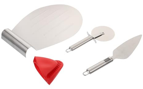 Cabilock 4stücke Teiliges -pizza Und Kuchenheber Ergonomischem Griff Für Einfache Anheben Und Übertragen Von Pizzen Torten Und Gebäck Langlebig Und Leicht Zu Reinigen