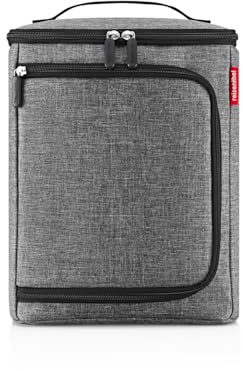reisenthel coolerbox Twist Silver - Rundum flexibel, praktische Kühltasche mit Zwei Öffnungen