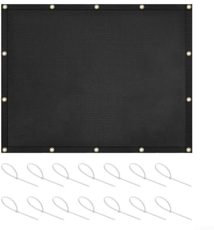 Jonikuper Bouclier thermique ignifuge, protection de clôture, fibre de verre, résistant à la chaleur de 482,2 °C, pratique et fiable, installation rapide (91,5 x 122 cm)