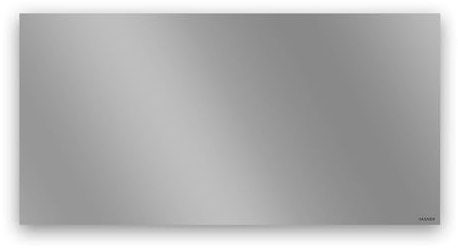 VASNER Citara S Infrarotheizung Spiegel – Elektroheizung 300-900 Watt, Made in Germany, Infrarot Spiegelheizung rahmenlos, extra flaches Design, IP44 Spritzwasser Schutz, Flur & Bad Heizung (900 W)