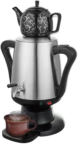 Teiera elettrica da 4 Litri con Chiusura Automatica e Protezione da asciuga bollente per tè-bollitore da 1 litro Incluso