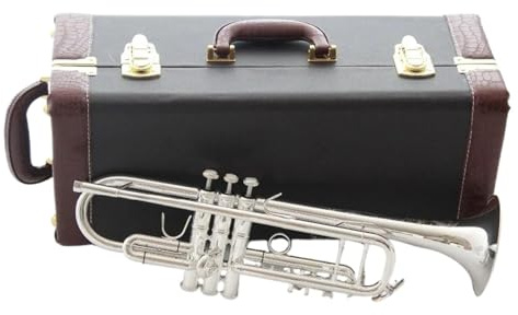 B-Trompete versilbert Anfänger professionelles Musikinstrument