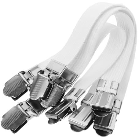 NUOBESTY 16 pièces Pinces Élastiques pour Housse de Planche à Repasser Attaches Réglables pour Housses et Draps Maintien Sécurisé Multi-usage pour Maison et Linge
