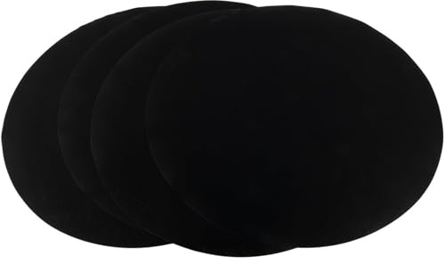 Opatiny Lot de 4 tapis de cuisson ronds et carrés de 40 cm, non réutilisables, pour barbecue à gaz, lave-vaisselle, matériau en fibre de verre