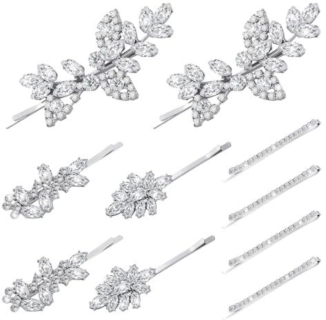 Funkelnde Kristall Braut Haarnadeln Mit Perlen Hochzeits Haarschmuck Für Die Braut Formelle Anlässe Elegante Braut Haarnadeln Für Die Hochzeitszeremonie