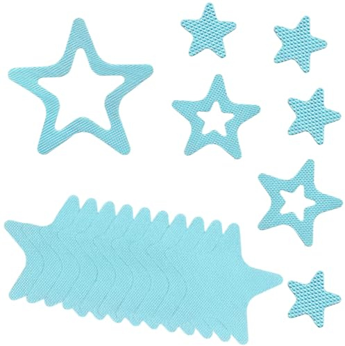 20 Pièces Tapis Baignoire Antidérapant Bebe, Étoiles Stickers Salle de Bain pour douche autocollants antidérapants pour baignoire, pour sol de baignoire