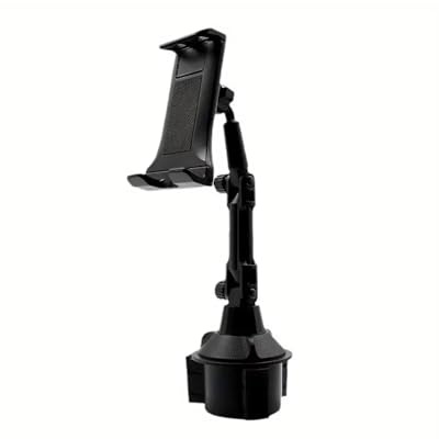 X psblty Soporte Móvil Coche Portavasos para Automóvil Soporte para Tableta Teléfono con Base Resistente: Ajustable para Tabletas 4 A 13 Pulgadas Todos Los Teléfonos Celulares Suporte Telemovel Carro