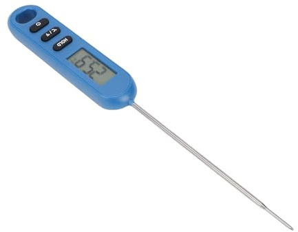 OPPWONG Termometro Digitale per Carne, Termometro per Alimenti con Display LCD a Risposta Rapida, Ad Alta Precisione con Batteria Inclusa, Ideale per Cottura in, Barbecue, Dolci e Latte in Polvere