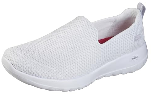 Skechers Women's Go Walk Joy Sneaker, White, 9 Wide