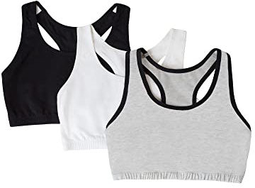 Fruit of the Loom Women's Built-up Sports Bra Sports Bra (Pack of 6)