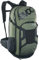 EVOC FR TOUR E-RIDE 30 E-Bike-Rucksack, Fahrradrucksack mit Rückenprotektor (gepolstertes Fach für Ersatz-Akku, Kontroll Display Fach, Gurtfixierungs-System für Ladegerät), Dunkeloliv/Schwarz