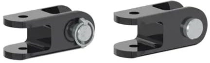 CURT 70140 Custom Tow Bar Base Plate Brackets for Dinghy Towing, Fits Select Ford Bronco with Heavy-Duty Modular Bumper