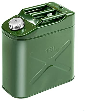 Bidon d'essence, Conteneur de carburant de moto en métal portable Diesel Essence Pétrole Eau Réservoir Essence Jerrican