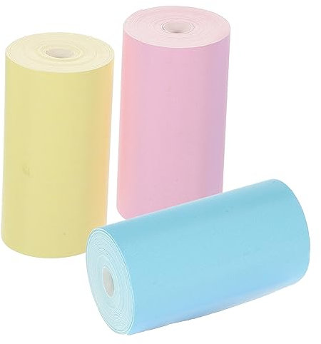 MAGICLULU 3rollen Thermopapier Bedruckbares Papier Für Kartenautomaten Thermodruckerpapier Für Kassenrollen