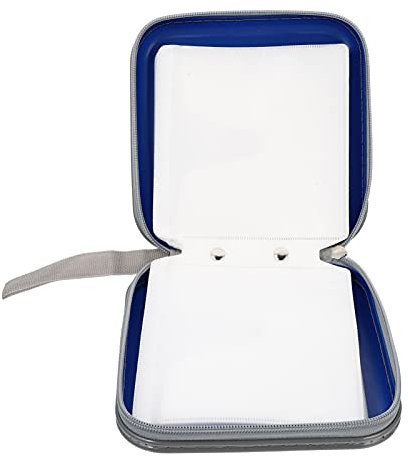 OUNONA 1 Stück 40 Cd-hülle Schlanker Ordner Cd-Halter-Fall Filmaufbewahrungshalter Schlankes Portemonnaie Cd-Organizer Cd-Wallet Schutz Vlies Reißverschluss Veranstalter