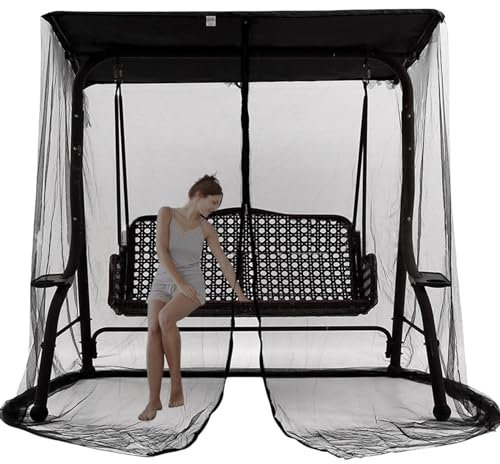 Moskitonetz für die Terrasse – Allwetter-Insektennetz für die Terrasse, strapazierfähiges Moskitonetz für draußen | Schnell installierbare Moskitobarriere für Terrasse, Pavillon, | Leichtes un