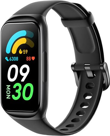 Septoui Smartwatch Uomo Donna, 1.47'' Orologio Fitness Contapassi Polso Cardiofrequenzimetro SpO2, IP68 Impermeabile Activity Tracker Sonno, 100+ Modalità Sportive Smart Watch per iOS Android