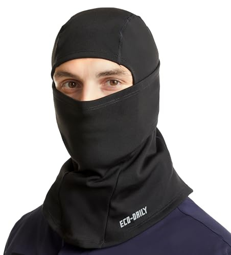 Eco-daily Herren Fahrrad Sturmhaube Balaclava Winter Winddicht Skimaske | Thermo Fleece Innenfutter,Atmungsaktiv,Warm,Beschlagfrei,Vielseitig Tragbar für Radfahren,Skifahren,Motorrad,Snowboard