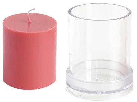 Ukbzxcmws Candela cilindrica a forma di candela Fornitura Per Natale Matrimonio Cena San Valentino Decorazione