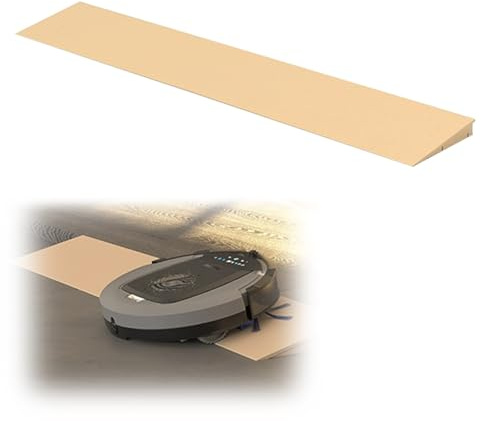 JINGJIAOPLSD Rampe Rollstuhl, Türschwellenrampe für Reinigungsroboter 1-6 cm Hoch für Badezimmer, Gehweg, Geeignet für Den Innenbereich(Yellow,100x22x6cm)