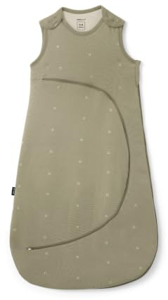 Snuz Baby Sleeping Bag with Nappy Zip, 0-6 Months | Designed for easier nappy changes, super-soft cotton & easy-fit poppers for quick dressing. Meets British safety standard