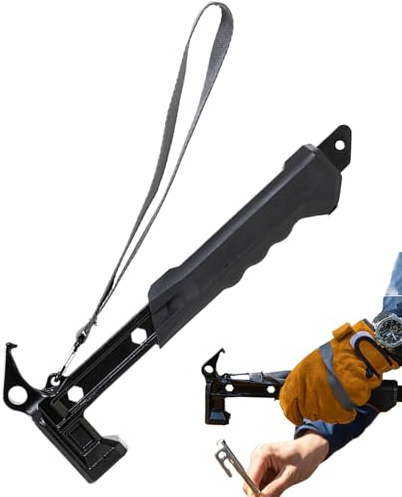 de Camping | Equipo De Supervivencia Ergonómico De Metal | Mazo Multifunción para Anclajes de Camping - Para Adultos Viajeros Toldo Exterior Senderismo Viaje