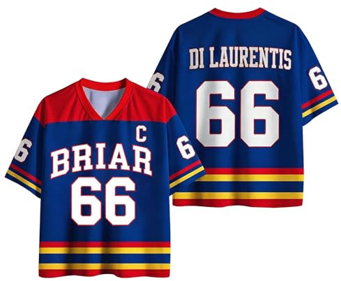 Maillot de Hockey Grahams 44 Col V Uniforme de Hockey sur Glace Casual Manches Courtes Comfort Training Clothing pour Les Fans de Sport