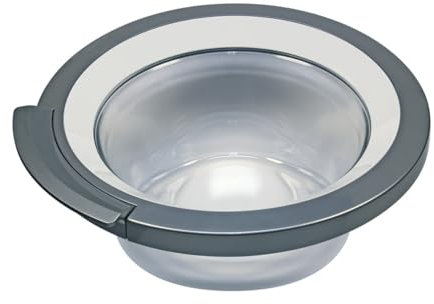 easyPART Kompatibel/Ersatz für BOSCH 00704287 Tür komplett Ring Bullauge weiß grau Glas Kunststoff Waschmaschine Frontlader Siemens passend Constructa Gaggenau Balay VarioPerfect was24 was28 was32