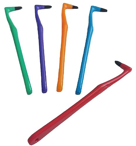 5 Packs Tooth Stain Eraser Remover Tooth Cleaning kit Polishing Cleaning Kit Tartar Remover Teeth for Whitening Oral Hygiene Care Tools (5 Color)