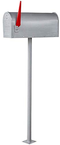 Standing Mailbox Postbox Letterbox Outdoor Weatherproof Parcel Drop Box Houses Front Door Office Safe Secure Mail Post Letter Box-Black