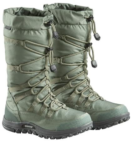 Baffin Women's ESCALATE X Mid Height Insulated Lightweight Tundra-Rated Slip-Resistant Cold Weather Winter Snow Boots, SEA GREEN, 9