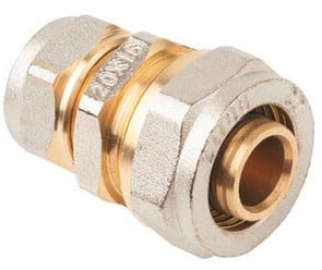 Suinga Manguito reducido 20-16 mm para Tubo multicapa de compresion 20 mm, sin necesidad de maquina prensadora, gris.