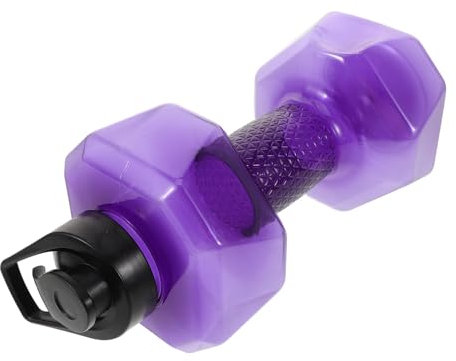 Gourde Haltère 1500ml en PP pour École et Salle de Sport