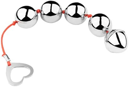 Analkugeln Liebeskugeln Extra Groß Metall Analplug Edelstahl Spekulum Vaginal Plug mit 5 Anal Beads Anal Spreizer G Punkt Anal Masturbation Sexspielzeug Analspielzeug für Männer Frauen