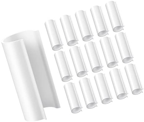 BESPORTBLE 16stücke Pvc Gewächshausrohrklemmen Hochtemperaturbeständige Clips Für Sonnenschutznetze Für Gewächshäuser Abdeckungen Und Schutzvorrichtungendurchmesser