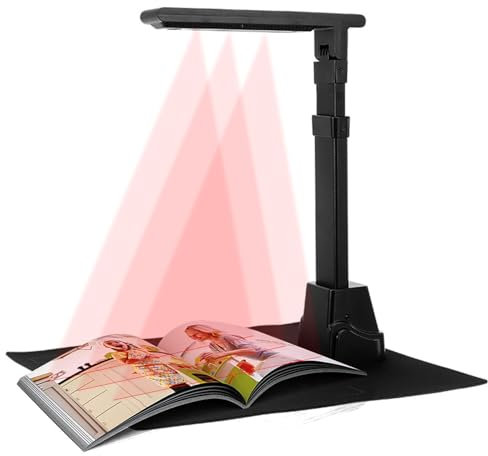 Scanner per documenti intelligente da 11 MP, scanner per documenti A3/A4 pieghevole con altezza regolabile, Acquisizione del visualizzatore USB Docu-ment Sca-nner, scanner OCR portatile Scan-ner