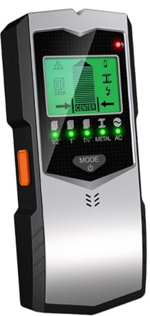 Tisujune Détecteur de Montants | Détecteur Multifonction Manuel pour Métaux Murs | Appareil Portable De Détection De Métaux Câbles Fils pour Travaux Électriques Menuiserie Rénovation Projets Bois