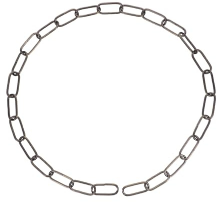 LIFKOME Cadena De Eslabones De Hierro De 4 Mm y 1 Metro Cadena De Aleación Resistente Para Lámparas Colgantes Para Uso Comercial Soporta Hasta 20kg
