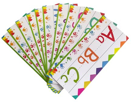 Hemobllo 12 Schede Didattiche Con E Schede Didattiche Con Per Alfabeto Da Parete Per La Classe Poster Per La Classe Bacheca Con Alfabeto Striscione Con