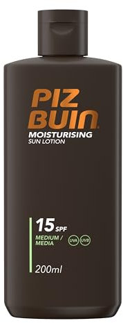 Piz Buin Sonnenpflege Sonnenschutz Lotion LSF15, 1er Pack (1 x 200 ml)
