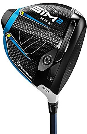 Taylormade SIM 2 Max Driver Herren Rechtshänder, Graphit, steif, 10,5 Grad, Ventus Blue Schwarz/Hellgrau