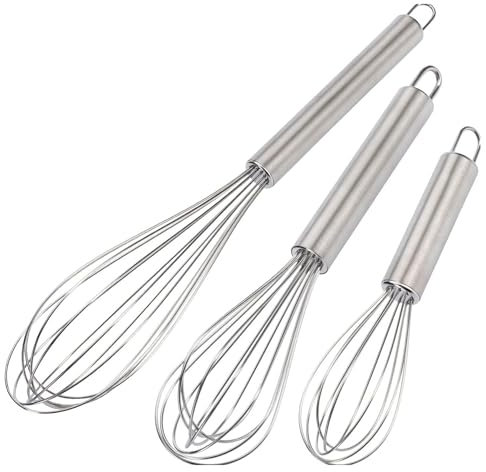 Westmark 3 Schneebesen, Längen: 17/23/28 cm, Rostfreier Edelstahl, Silber, 125222E6