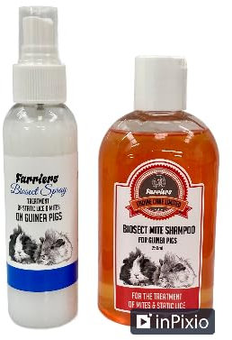 Farriers Equine Care Biosect Mite Spray & Shampoo for Guinea Pigs (375ml)