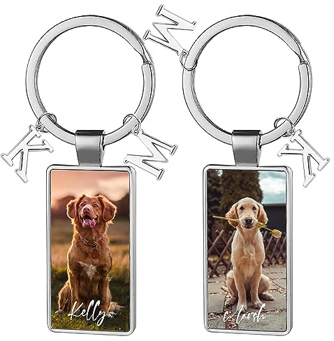 Easycosy Muttertagsgeschenk Schlüsselanhänger personalisiert mit Foto und Gravur - individuelle doppelseitige Schlüsselanhänger mit Bild selbst gestalten als Muttertagsgeschenk für Mama zum Mutterrtag
