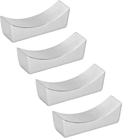 Repose-baguettes en Acier Inoxydable, Cuillère, Couteau, Support de Fourchette pour Ustensile de Cuisine, 4 Pièces
