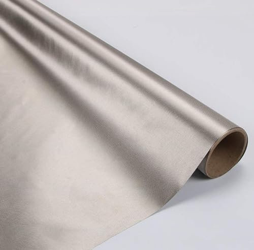 RF-Abschirmgewebe RFID-Strahlungsabschirmung RF-Signalblockierendes Material RF Signals Reduzieren Block, Absorbiert EMF EMI RFID für Leitfähige Bremsbeläge, EMI, Internet, Handy,silver-3m